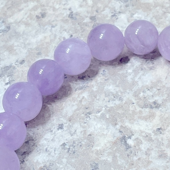 Semi-precious Amethyst Gemstone Boho Style Bracelet - Picture 5 of 6